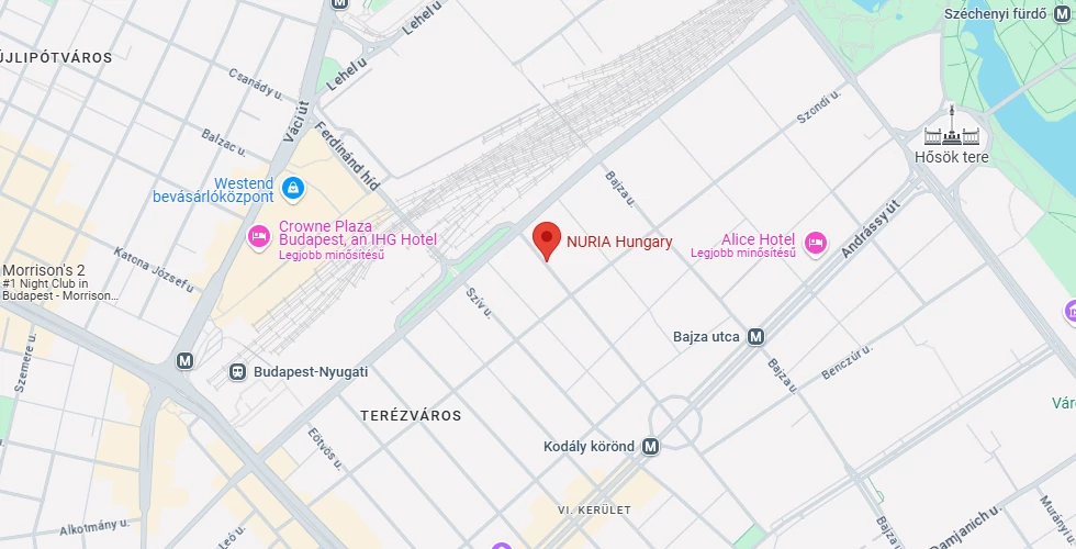 NURIA – Webshop (Előzetes egyeztetés alapján személyes átvétel lehetséges.)